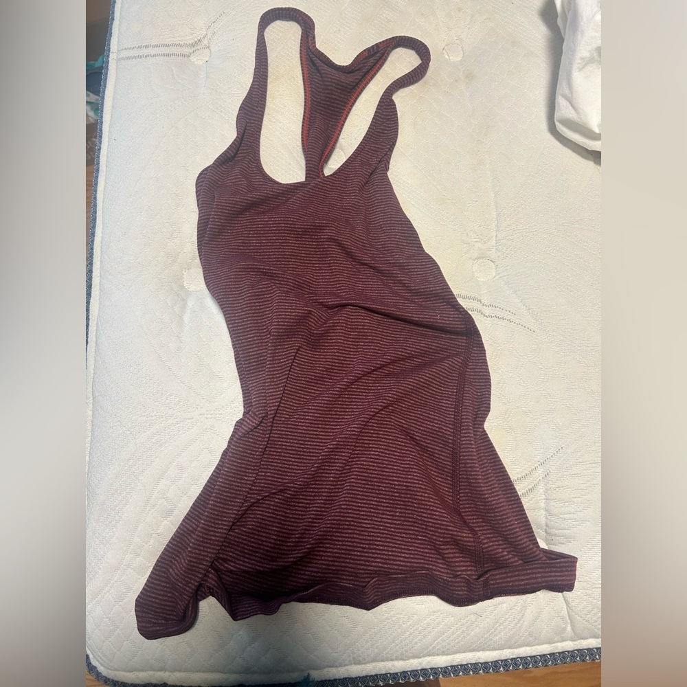 lululemon athletica Burgundy Tank Top